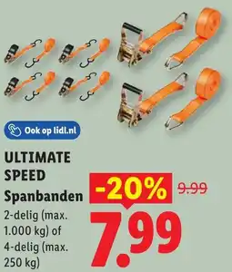 Lidl Ultimate Speed Spanbanden aanbieding