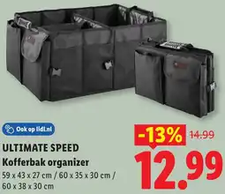 Lidl Ultimate Speed Kofferbak organizer aanbieding