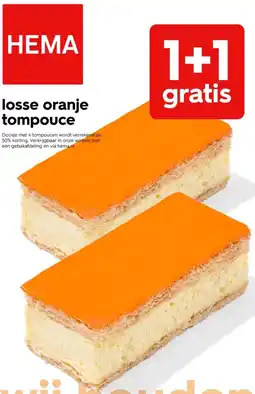 HEMA Losse oranje tompouce aanbieding
