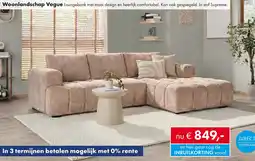Woonsquare Woonlandschap Vogue aanbieding