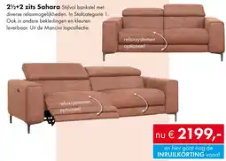 Woonsquare 2 1/2+2 zits Sahara aanbieding