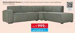 Woonsquare Hoekcombinatie Firenze aanbieding