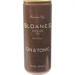 Jumbo Sloane's Gin & Tonic Original 250 ml aanbieding