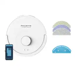 Bol.com Rowenta X-Plorer Serie 90 RR8777WH Robotstofzuiger met oplaadstation Wit aanbieding
