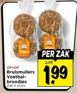 Vomar Voordeelmarkt Brulsmullers Voetbal- broodjes aanbieding