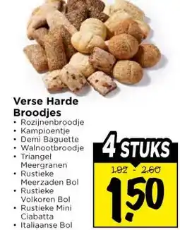 Vomar Voordeelmarkt Verse Harde Broodjes aanbieding
