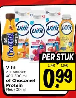 Vomar Voordeelmarkt Vifit of Chocomel Protein aanbieding