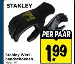 Vomar Voordeelmarkt Stanley Werk- handschoenen aanbieding