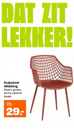 Kwantum Bekijk tuinstoel Webbing aanbieding