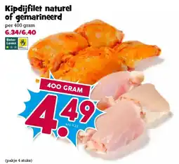 Boon`s Markt Kipdijfilet naturel of gemarineerd aanbieding
