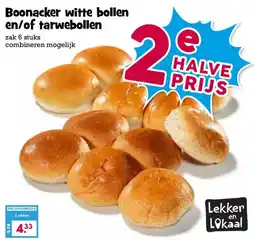 Boon`s Markt Boonacker witte bollen en/of tarwebollen aanbieding