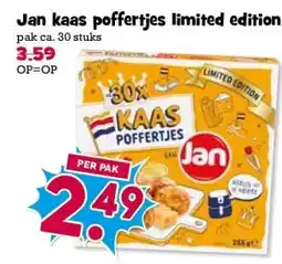 Boon`s Markt Jan kaas poffertjes limited edition aanbieding