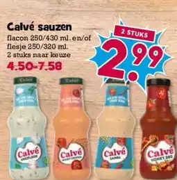 Boon`s Markt Calvé sauzen aanbieding