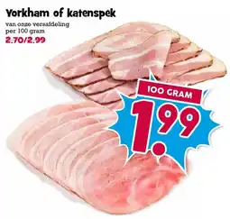 Boon`s Markt Yorkham of katenspek aanbieding