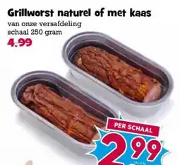 Boon`s Markt Grillworst naturel of met kaas aanbieding