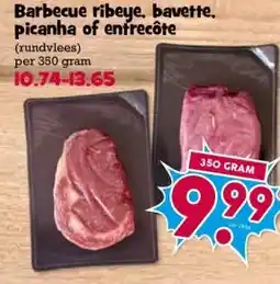 Boon`s Markt Barbecue ribeye, bavette. picanha of entrecôte aanbieding