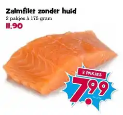 Boon`s Markt Zalmfilet zonder huid aanbieding