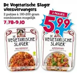 Boon`s Markt De Vegetarische Slager vleesvervangers aanbieding
