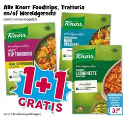 Boon`s Markt Alle Knorr Foodtrips, Trattoria en/of Wereldgerecht aanbieding