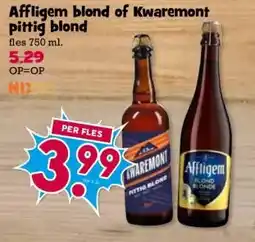 Boon`s Markt Affligem blond of Kwaremont pittig blond aanbieding