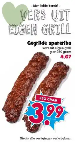 Boon`s Markt Gegrilde spareribs aanbieding