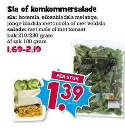 Boon`s Markt Sla of komkommersalade aanbieding