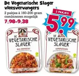 Boon`s Markt De Vegetarische Slager vleesvervangers aanbieding