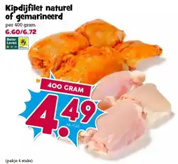 Boon`s Markt Kipdijfilet naturel of gemarineerd aanbieding