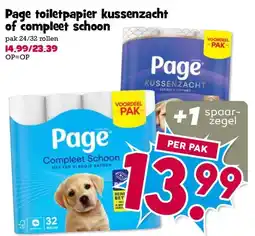 Boon`s Markt Page toiletpapier kussenzacht of compleet schoon aanbieding
