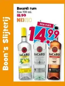 Boon`s Markt Bacardi rum aanbieding