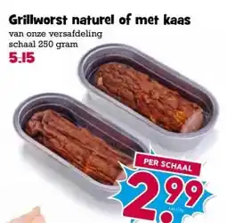 Boon`s Markt Grillworst naturel of met kaas aanbieding