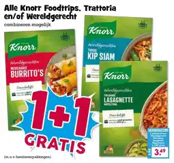 Boon`s Markt Alle Knorr Foodtrips, Trattoria en/of Wereldgerecht aanbieding