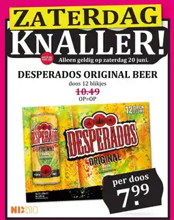 Boon`s Markt DESPERADOS ORIGINAL BEER aanbieding