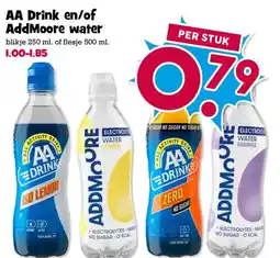 Boon`s Markt AA Drink en/of AddMoore water aanbieding