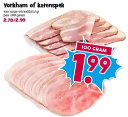 Boon`s Markt Yorkham of katenspek aanbieding
