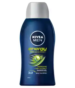 Albert Heijn NIVEA Men energy mini showergel aanbieding