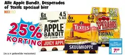 Boon`s Markt Alle Apple Bandit, Desperados of Texels speciaal bier aanbieding