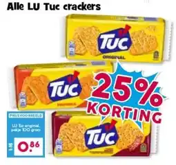 Boon`s Markt Alle LU Tuc crackers aanbieding