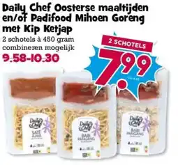 Boon`s Markt Daily Chef Oosterse maaltijden en/of Padifood Mihoen Goreng met Kip Ketjap aanbieding