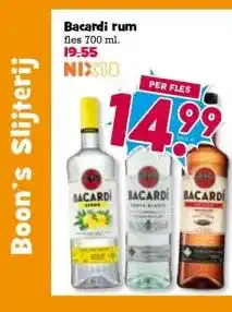 Boon`s Markt Bacardi rum aanbieding
