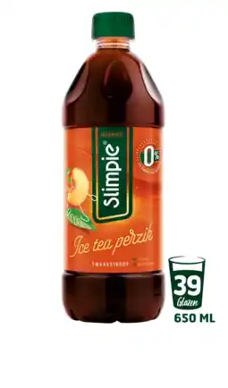 Albert Heijn Slimpie Ice tea perzik siroop 0% suiker aanbieding