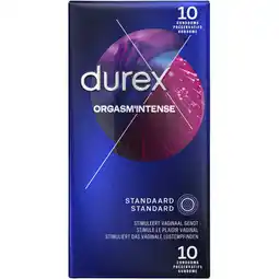 Albert Heijn Durex Condooms orgasm intense met ribbels aanbieding