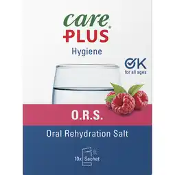 Albert Heijn Care Plus Oral rehydration salt, raspberry aanbieding