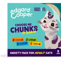 Albert Heijn Edgard & Cooper Kies mij stukjes kip, zalm, lam, kalkoen aanbieding