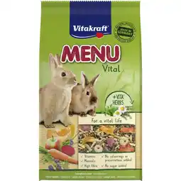 Albert Heijn Vitakraft Menu vital dwergkonijnen aanbieding