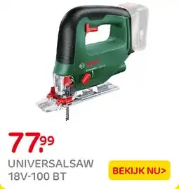 Praxis Universalsaw 18V - 100 BT aanbieding