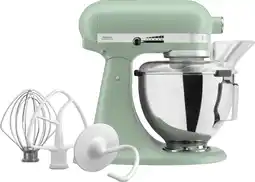 Bol.com Kitchenaid Artisan 5KSM95PSEDC - Keukenmachine - 4,3L - Groen - 3 Menghaken aanbieding