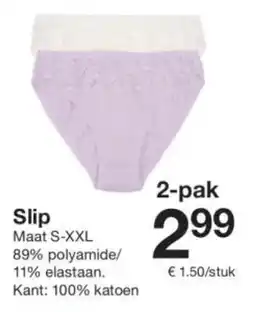 Zeeman Slip aanbieding