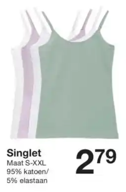 Zeeman Singlet aanbieding