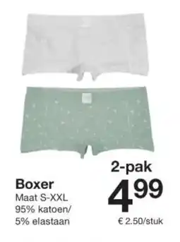 Zeeman Boxer aanbieding